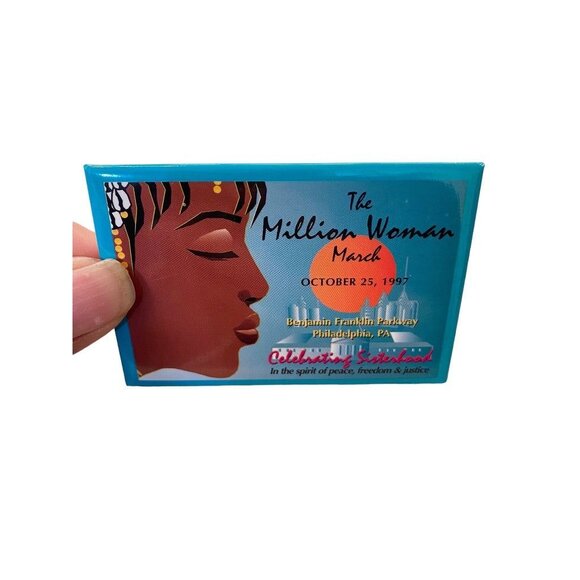 The Million Woman March October 25 1997 Philadelphia Pinback Button Celebrating - Picture 7 of 13